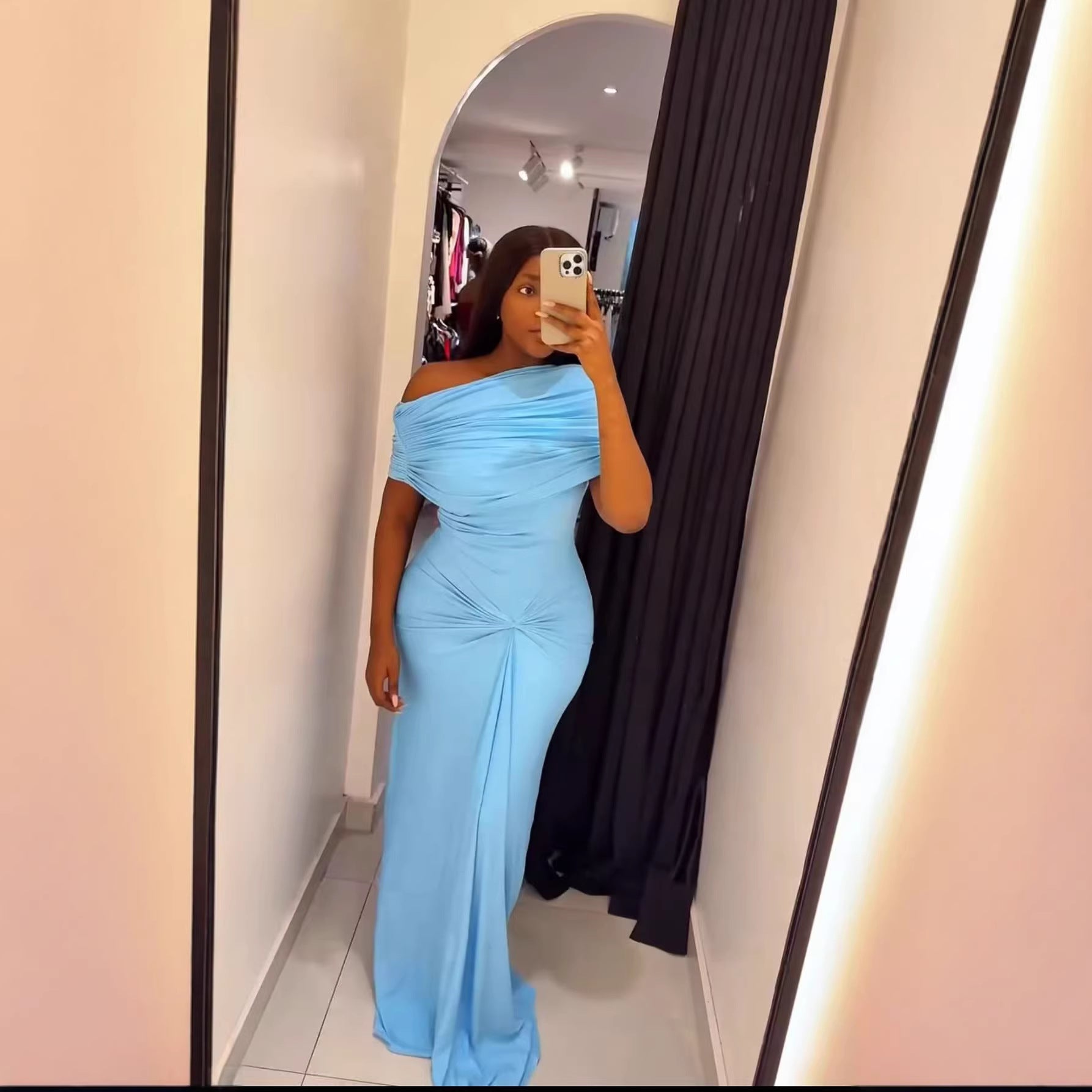 vestido elegante de noche para mujer