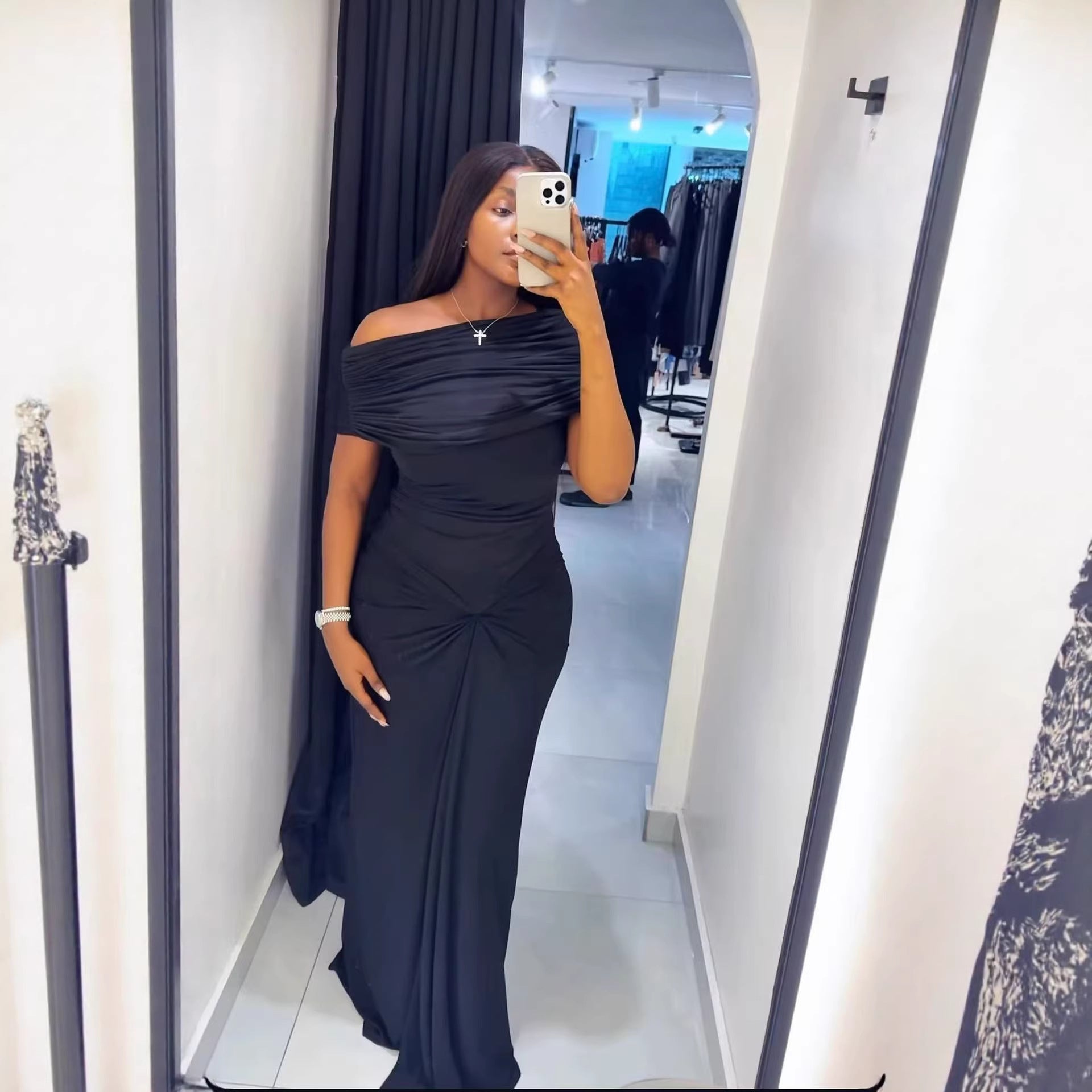 vestido elegante de noche para mujer