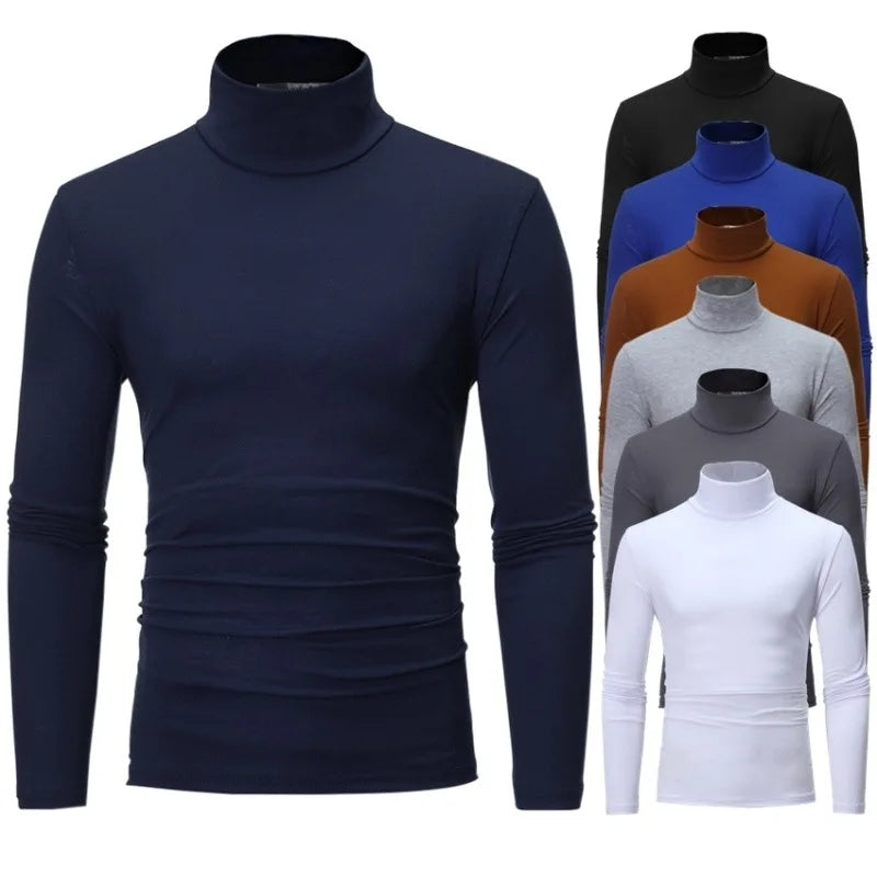 jersey cuello alto para hombres