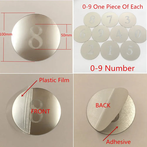10pcs Diameter 100x1mm espejos