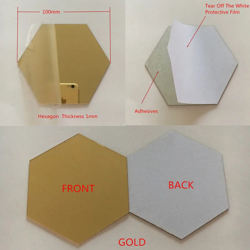10pcs Diameter 100x1mm espejos
