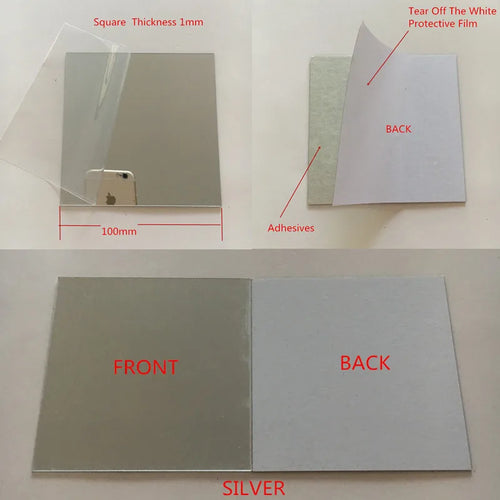10pcs Diameter 100x1mm espejos