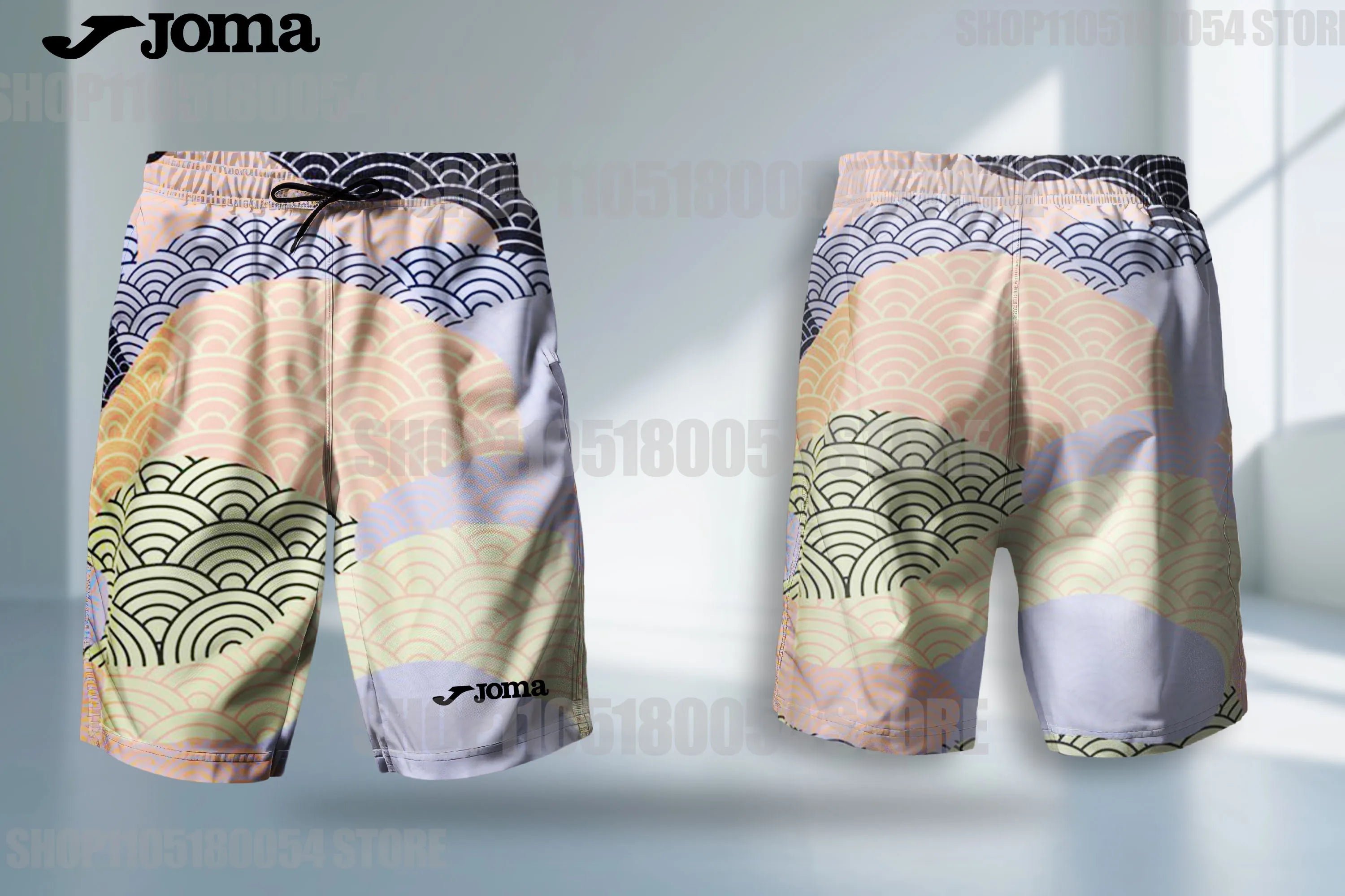 JOMA Nuevos pantalones cortos para correr transpirables con estampado