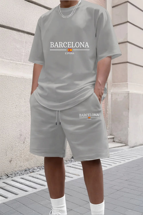 conjunto corto para hombres de calidad