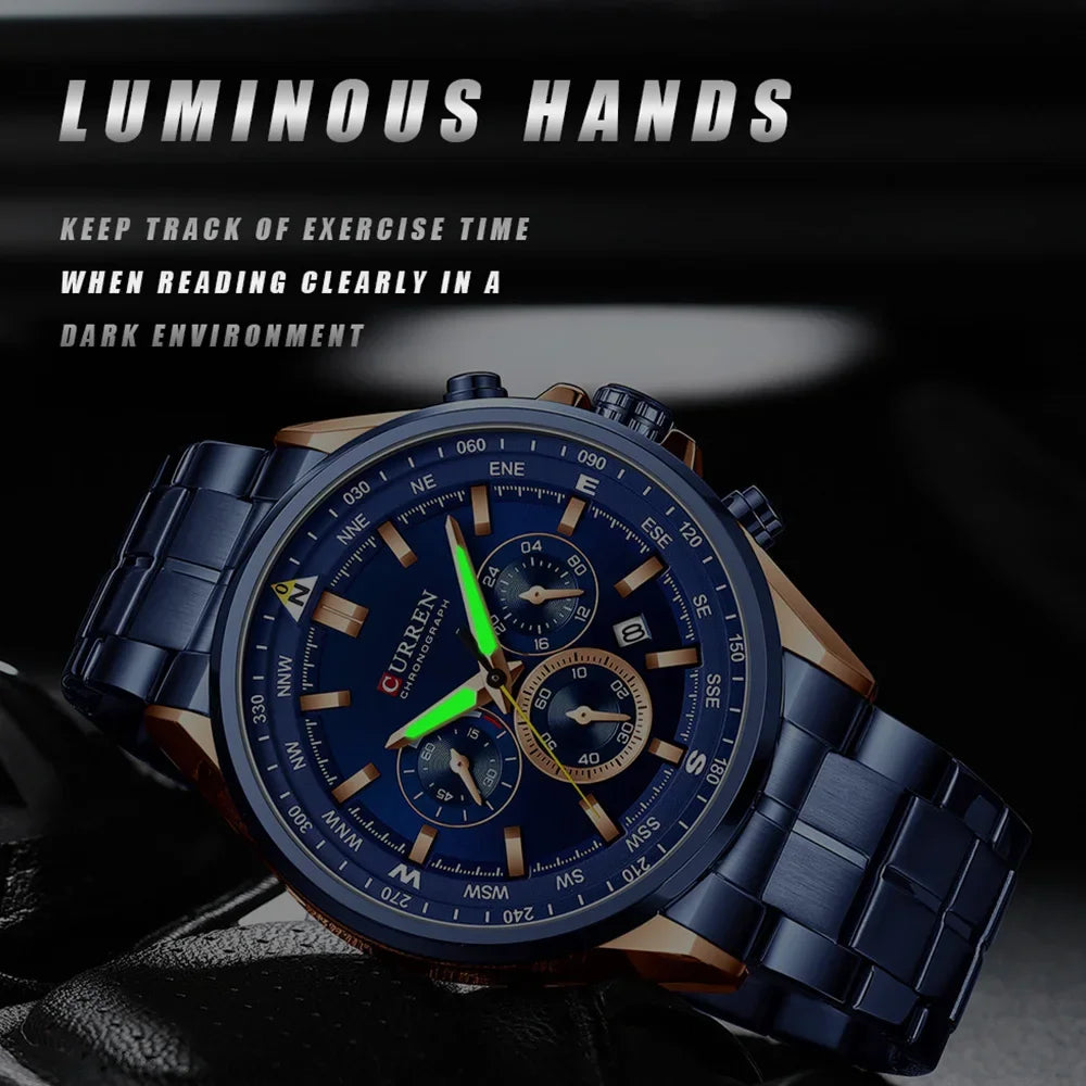 reloj acero inoxidable para hombre