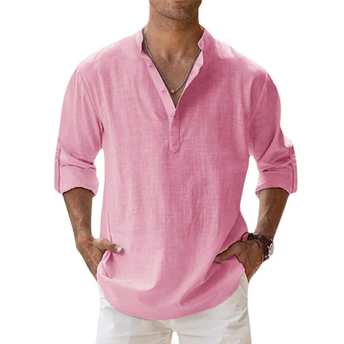 Camisa de lino para hombre