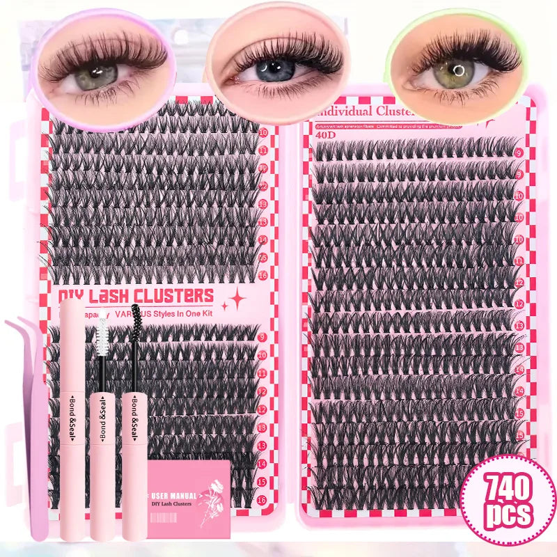 kit de pestañas para mujer