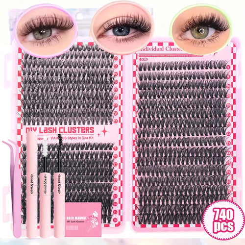 kit de pestañas para mujer