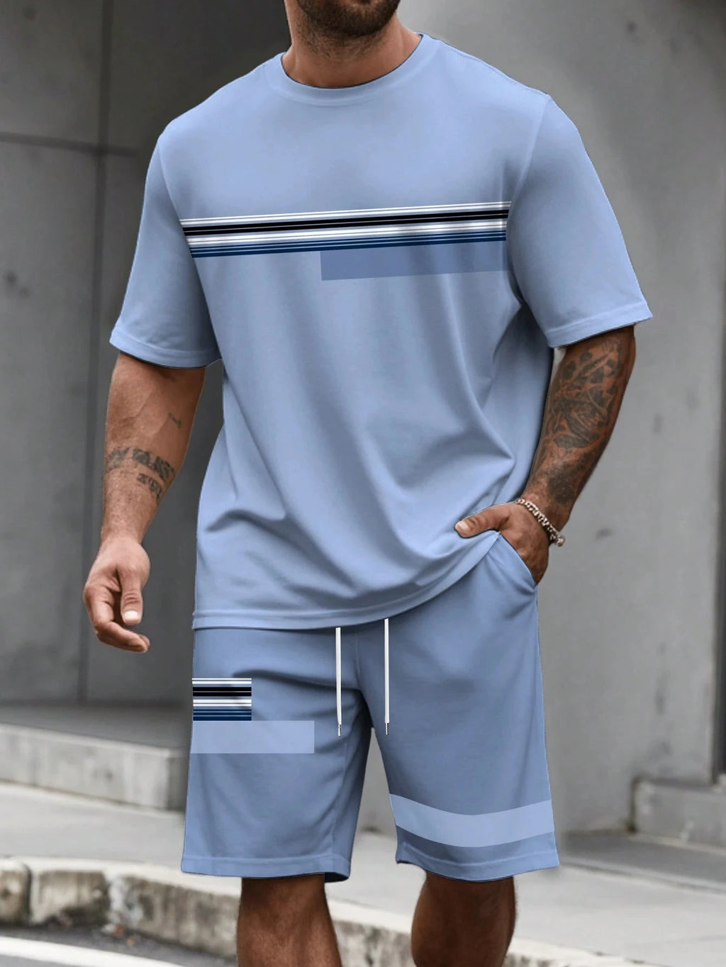 conjunto corto para hombres de calidad