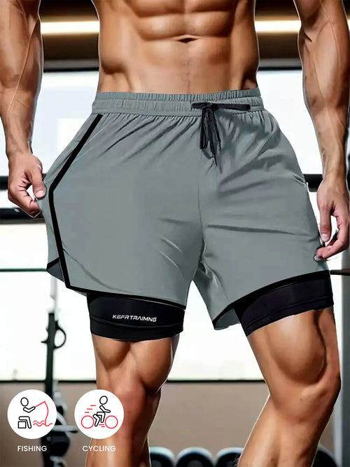 pantalon hombre  Fitness Gym Training 2 in 1