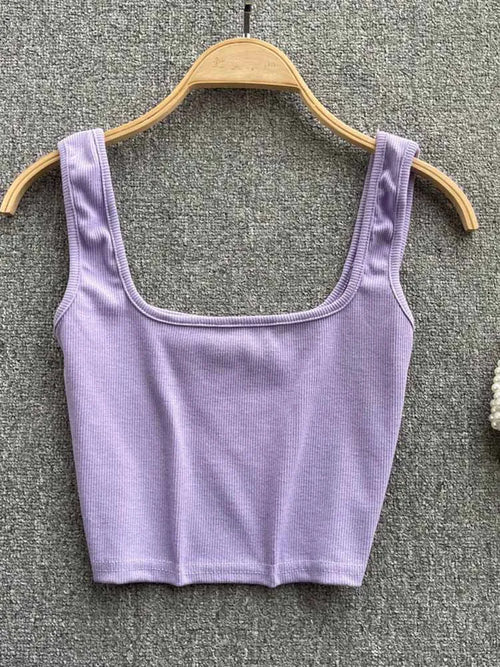 camisilla corta para mujeres