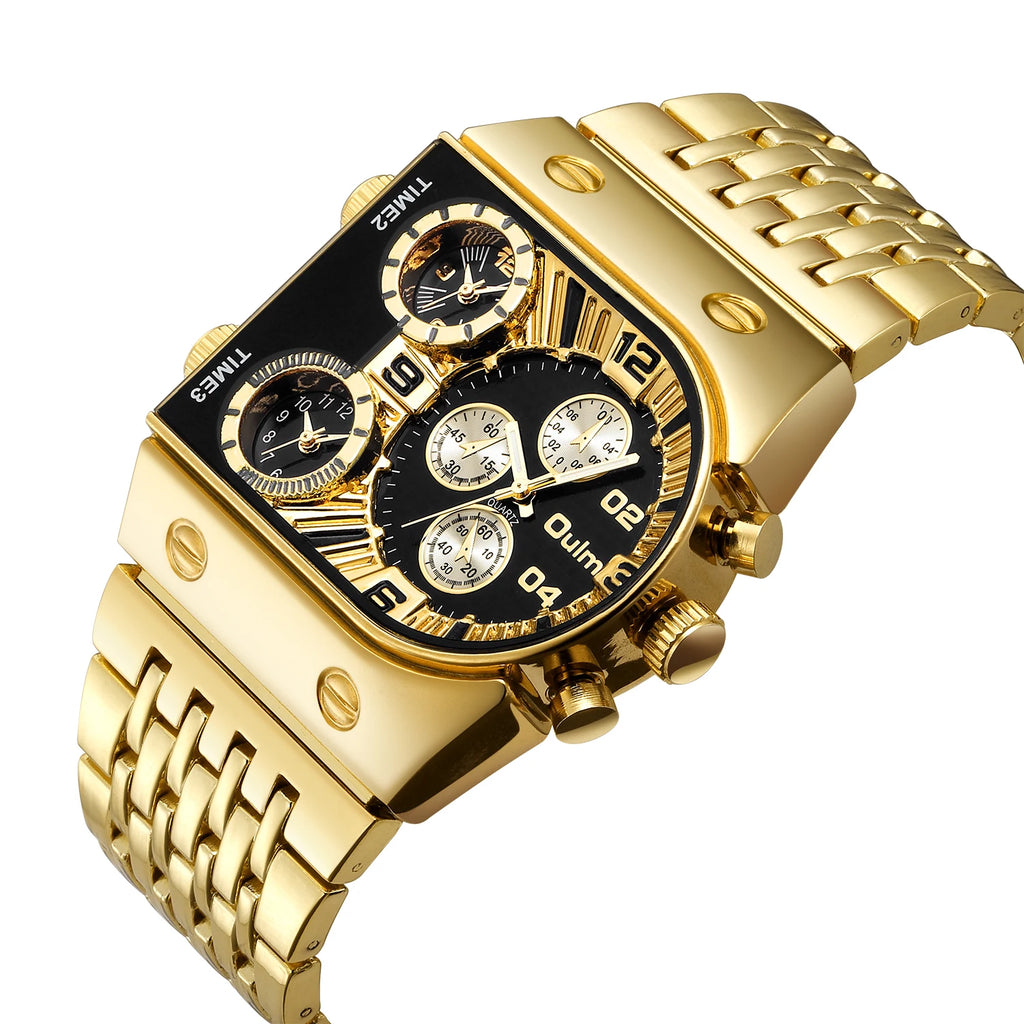 reloj de lujo para hombre acero inoxidable