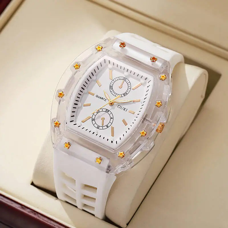 reloj para mujer correa de cilicona
