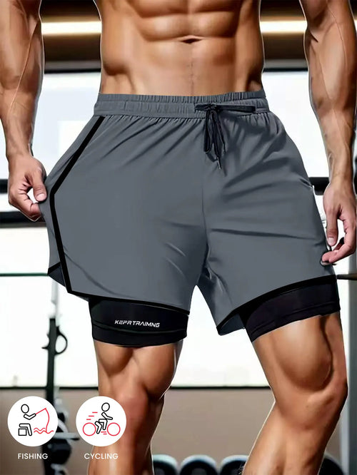pantalon hombre  Fitness Gym Training 2 in 1