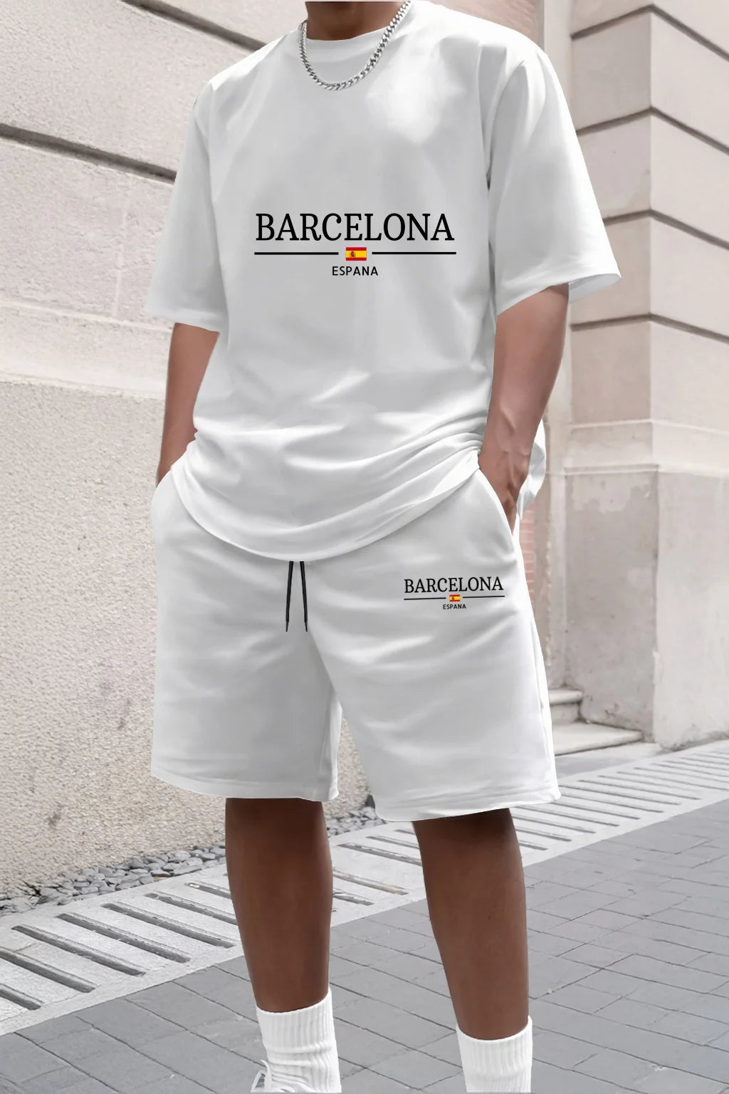 conjunto corto para hombres de calidad