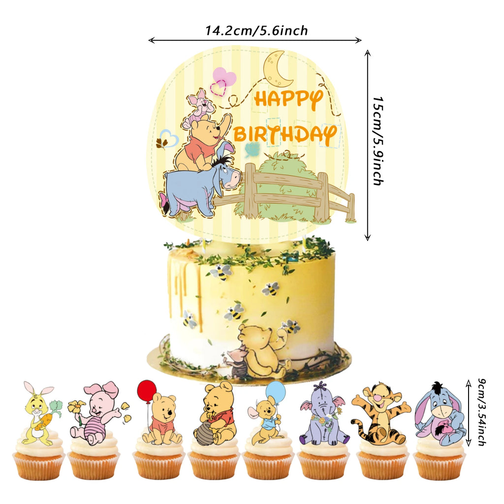 decoration cake Toppers de niño Happy Birthday de Winnie the Pooh .