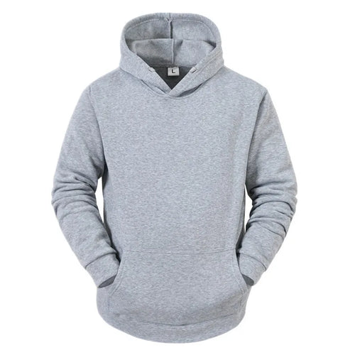 Sudadera con capucha de Color sólido para hombre conjunto de dos