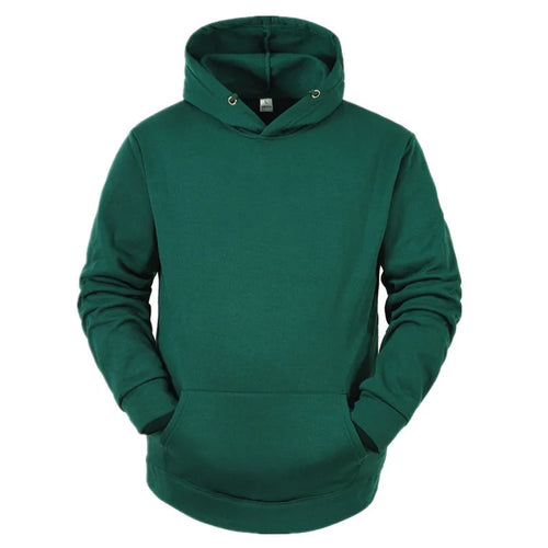 Sudadera con capucha de Color sólido para hombre conjunto de dos