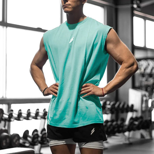 Camiseta deportiva sin mangas para hombre, chaleco de secado rápido,