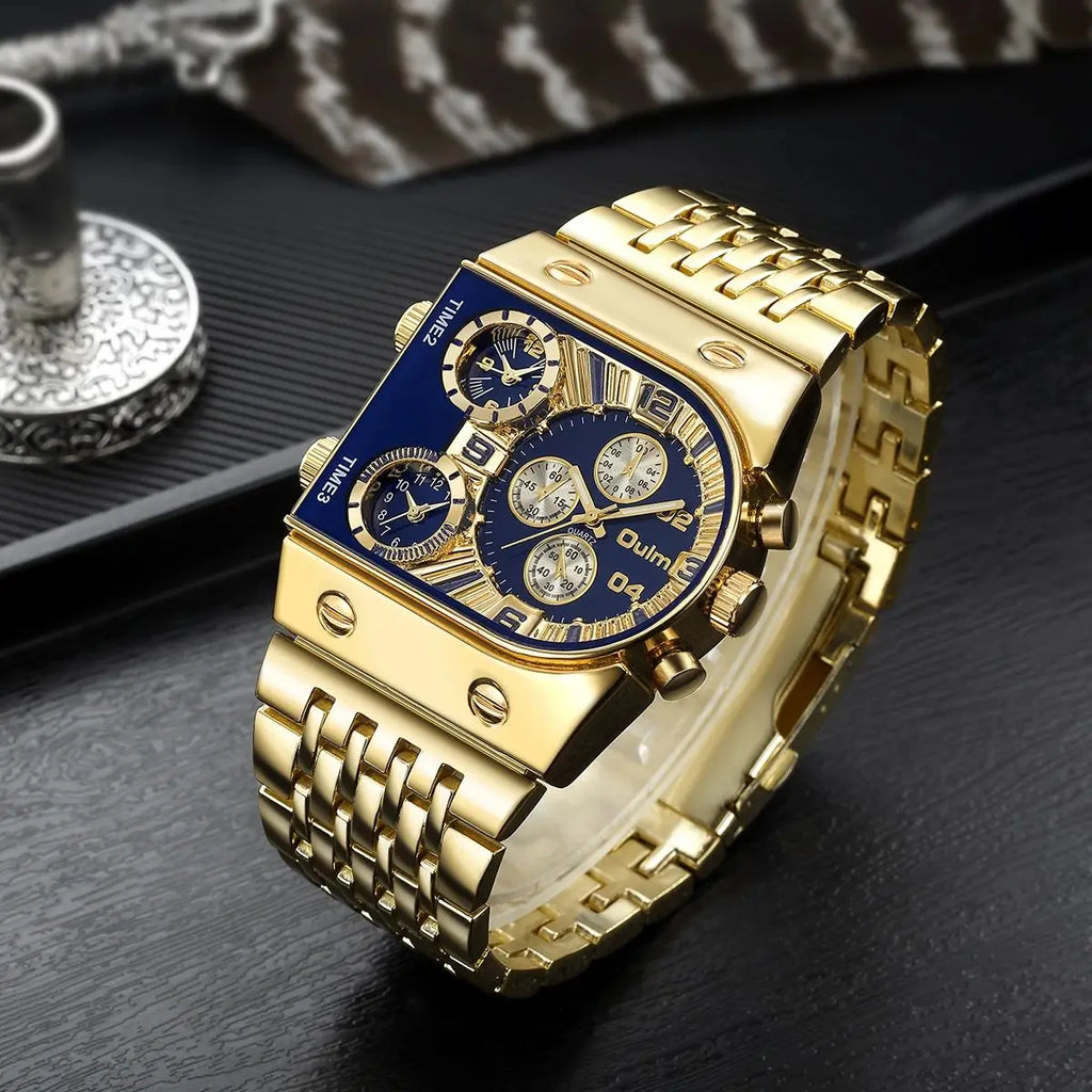 reloj de lujo para hombre acero inoxidable