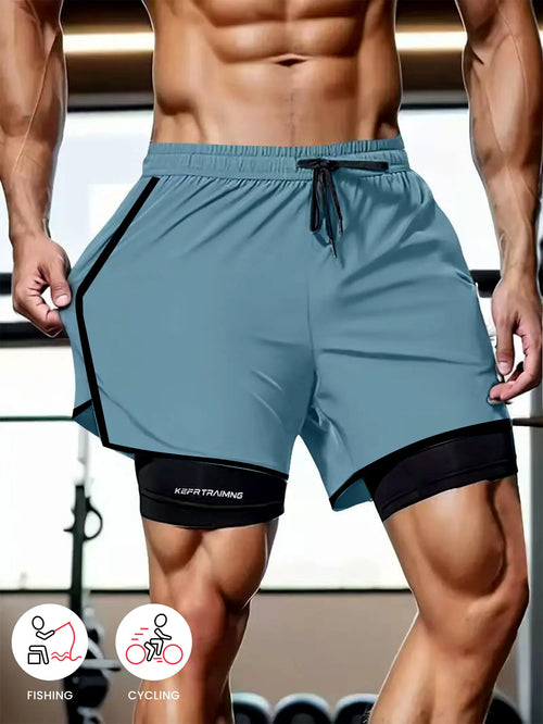 pantalon hombre  Fitness Gym Training 2 in 1