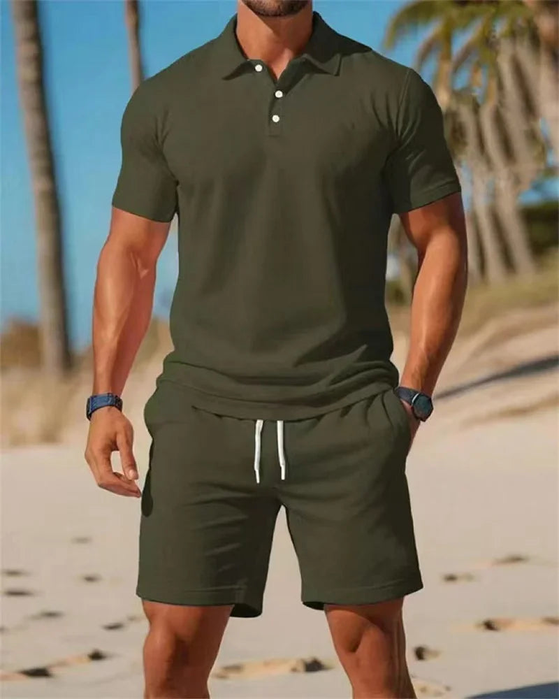 conjunto corto de verano para hombres