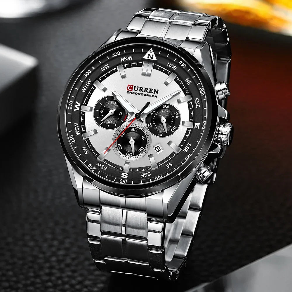 reloj acero inoxidable para hombre