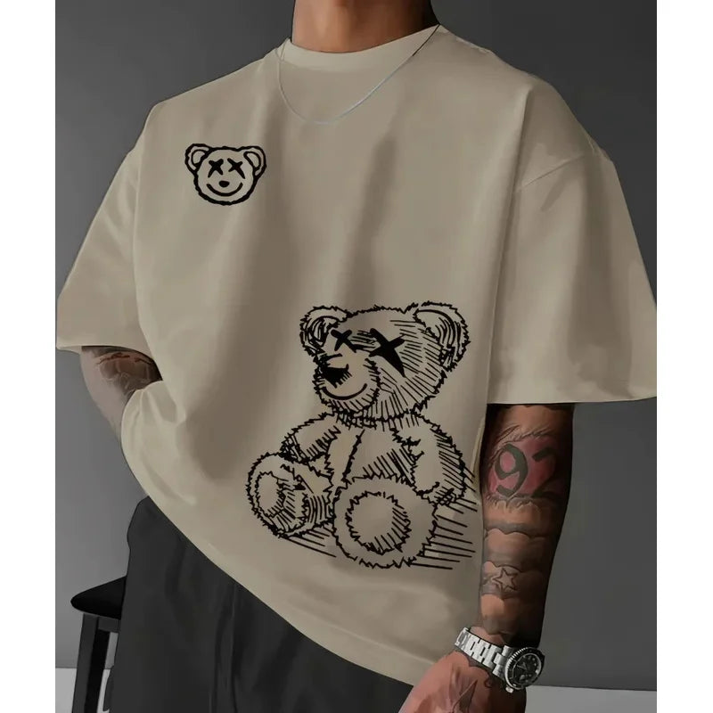 Camiseta de oso para hombres