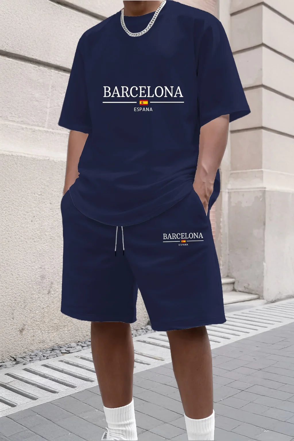 conjunto corto para hombres de calidad