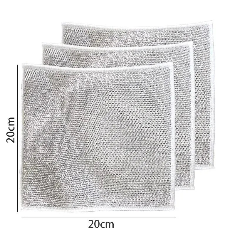 estropajo de malla / aluminio desincrustaste