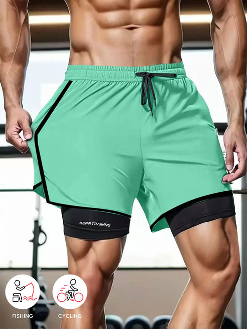 pantalon hombre  Fitness Gym Training 2 in 1