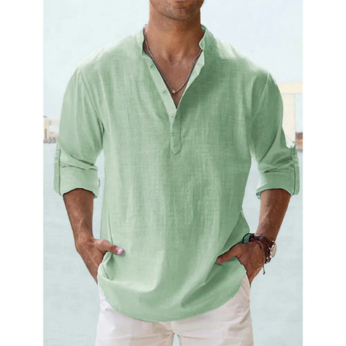 Camisa de lino para hombre