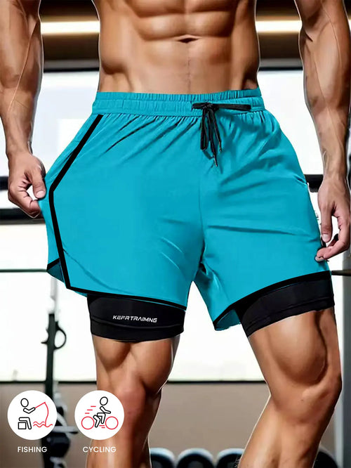 pantalon hombre  Fitness Gym Training 2 in 1