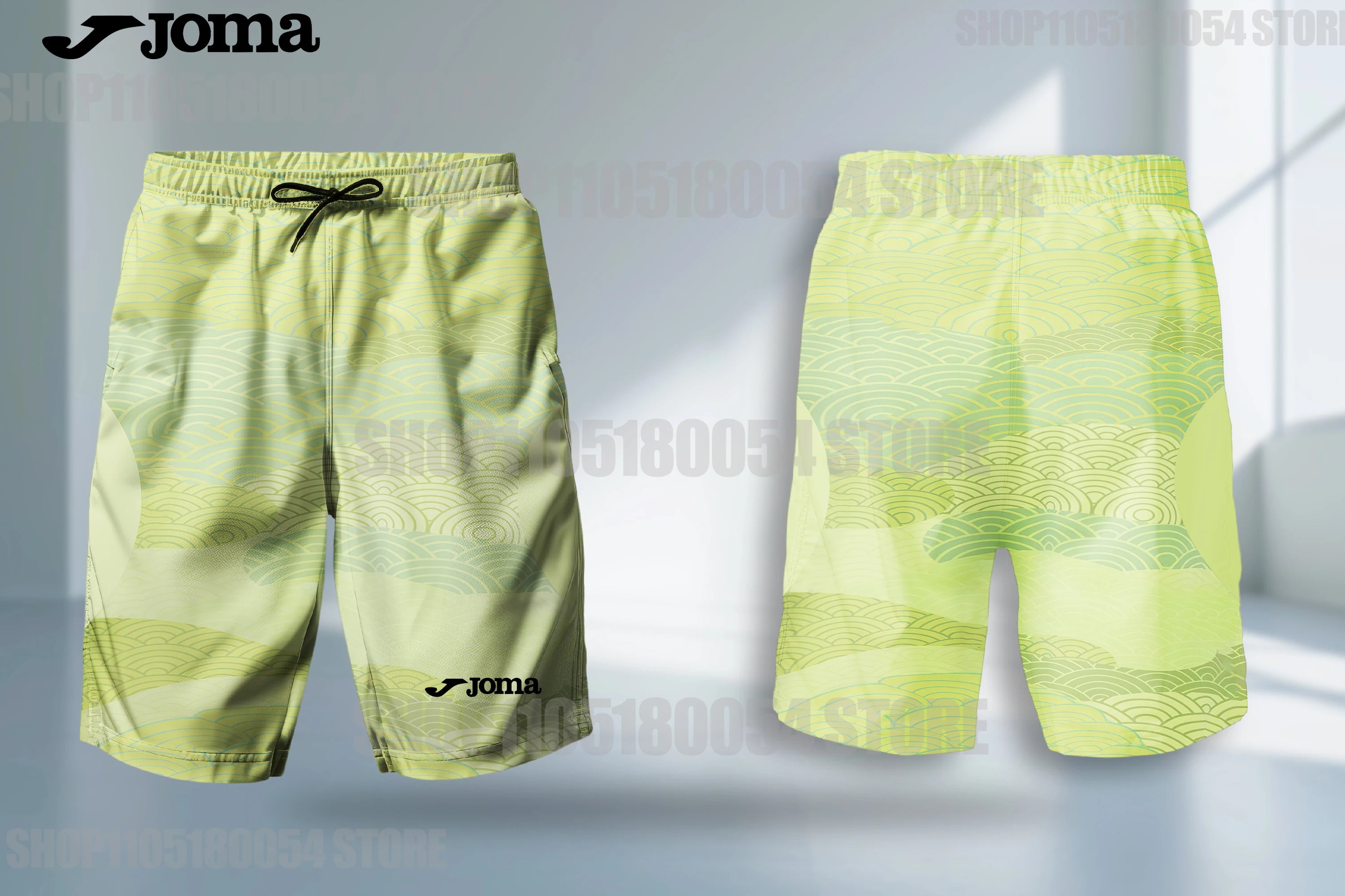 JOMA Nuevos pantalones cortos para correr transpirables con estampado