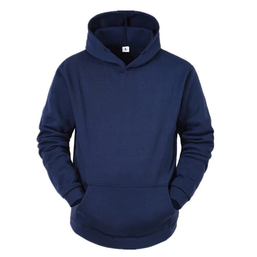 Sudadera con capucha de Color sólido para hombre conjunto de dos