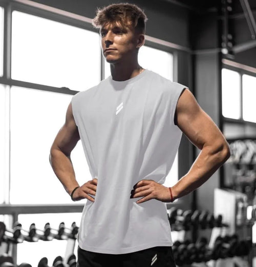 Camiseta deportiva sin mangas para hombre, chaleco de secado rápido,