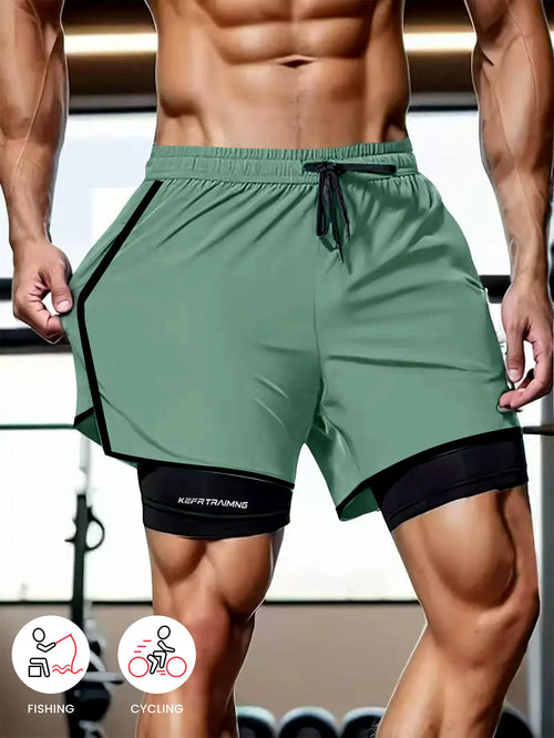 pantalon hombre  Fitness Gym Training 2 in 1