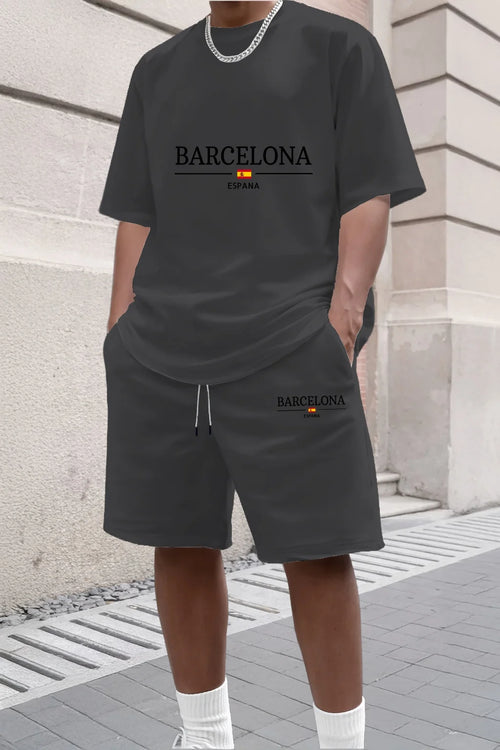 conjunto corto para hombres de calidad