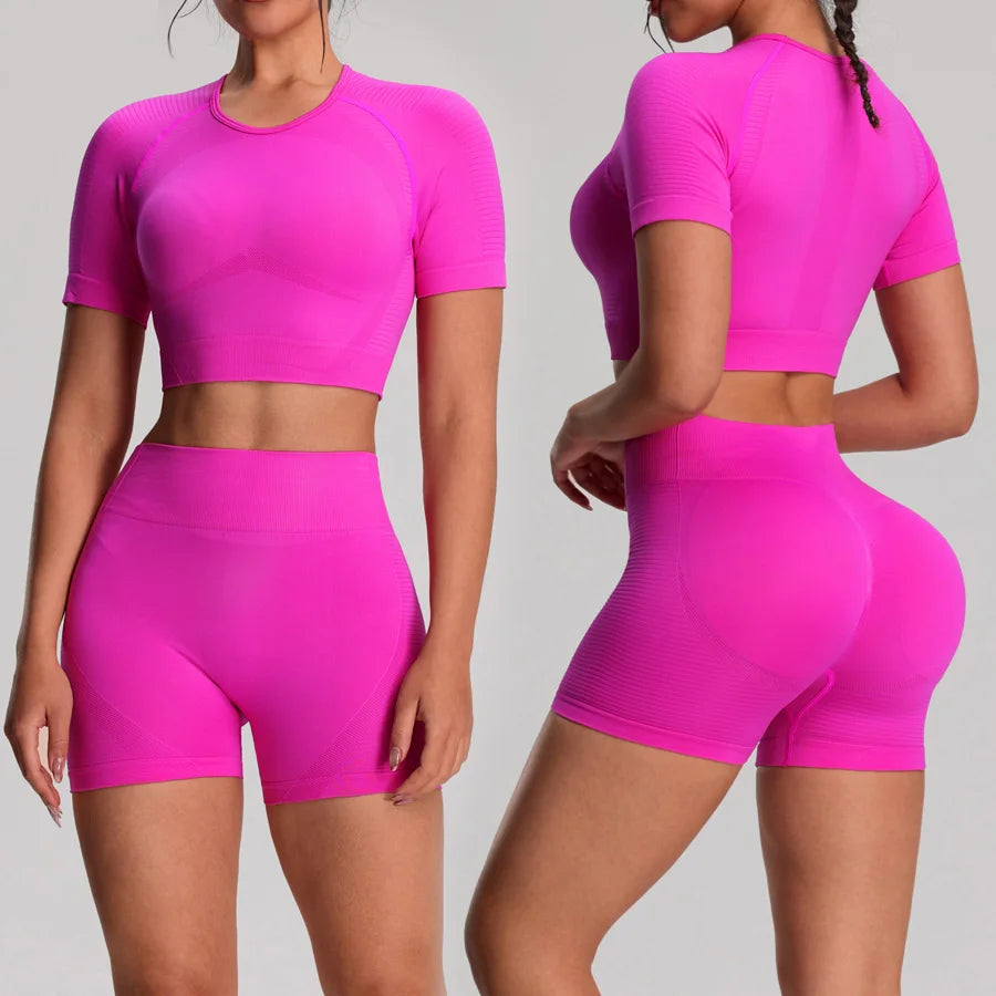 ropa corta de gym para mujer