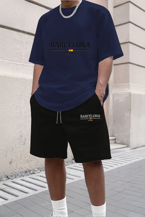 conjunto corto para hombres de calidad