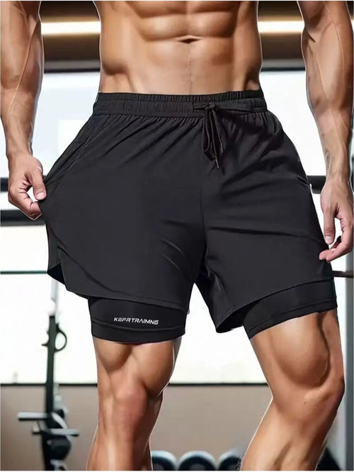 pantalon hombre  Fitness Gym Training 2 in 1