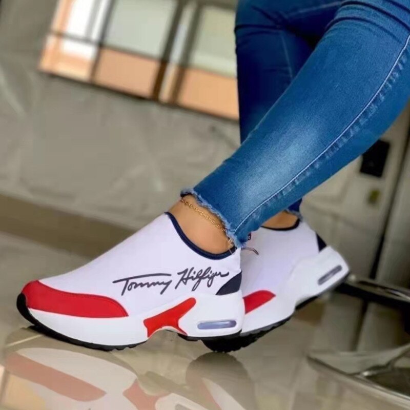 Zapatillas de deporte casuales transpirables Tommy Hilfiger para mujer