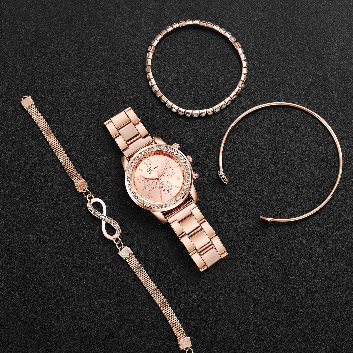 reloj alta calidad acero inoxidable color oro , plata , oro rose