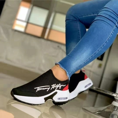 Zapatillas de deporte casuales transpirables Tommy Hilfiger para mujer