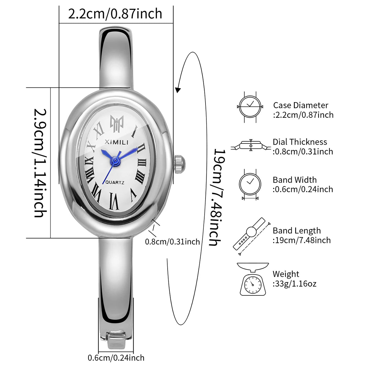 elegante reloj para mujer