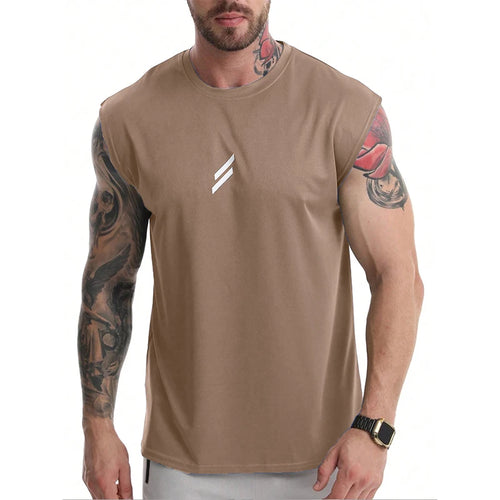 Camiseta deportiva sin mangas para hombre, chaleco de secado rápido,