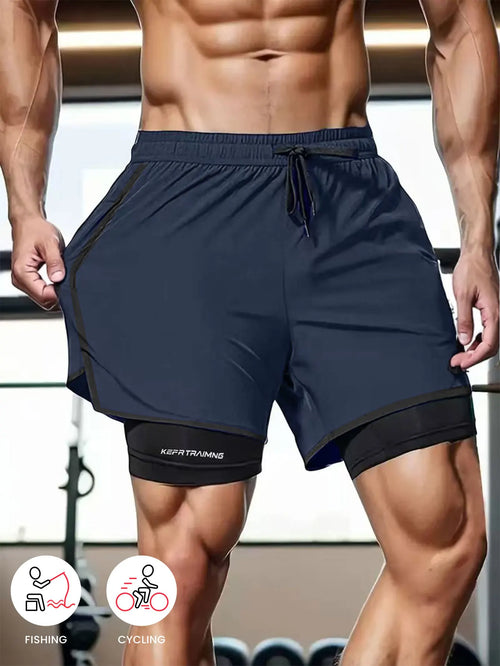 pantalon hombre  Fitness Gym Training 2 in 1
