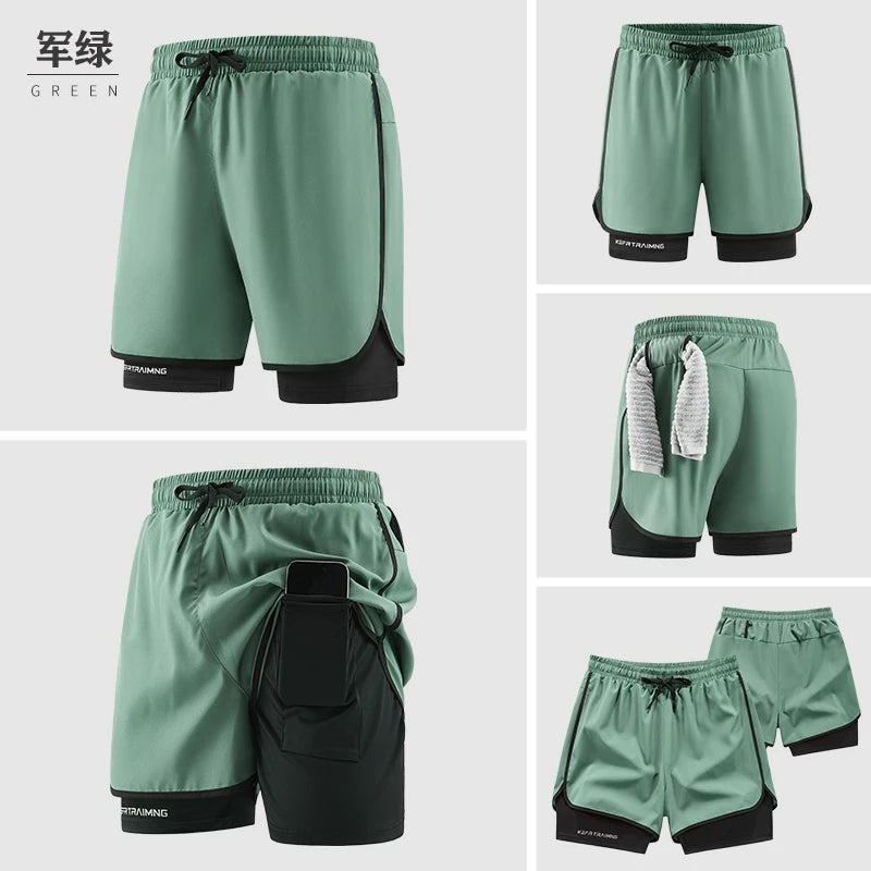 pantalon hombre  Fitness Gym Training 2 in 1