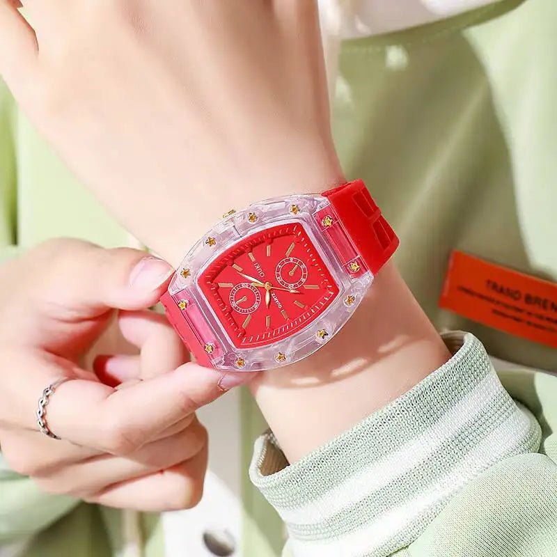 reloj para mujer correa de cilicona