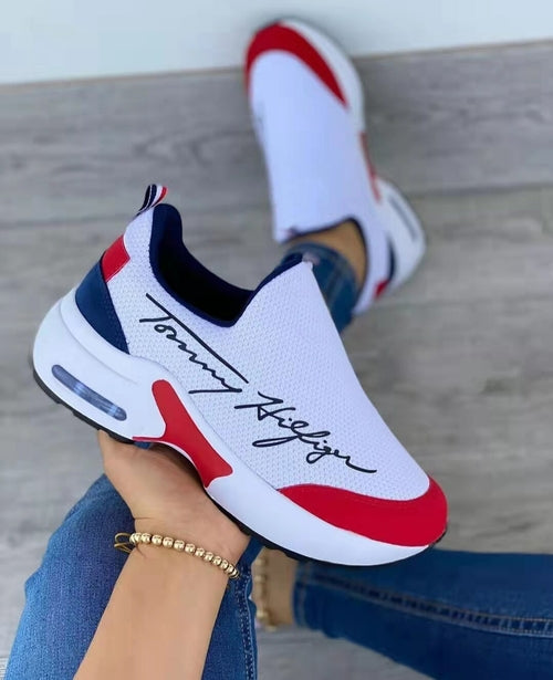 Zapatillas de deporte casuales transpirables Tommy Hilfiger para mujer